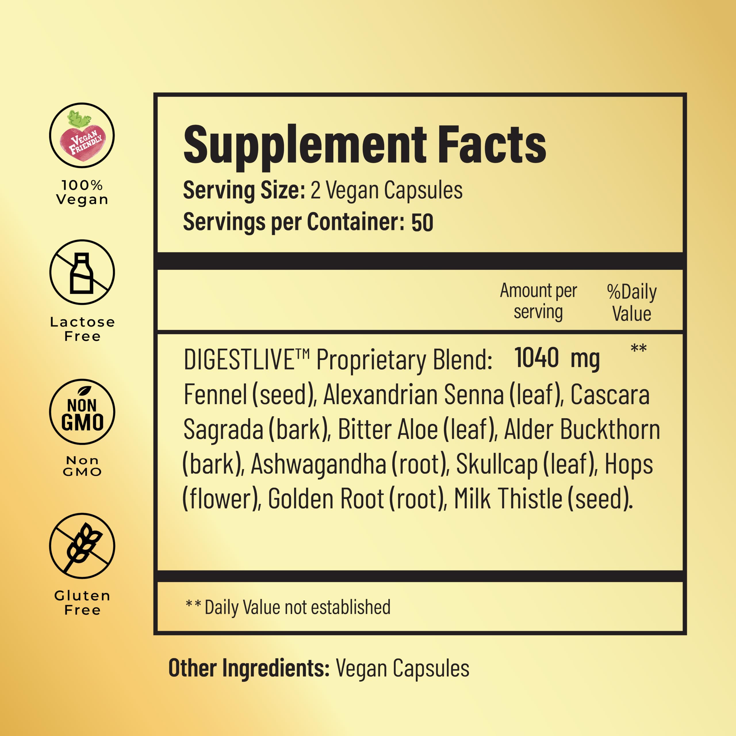 DigestLive detox digestivo para limpieza suave del sistema
