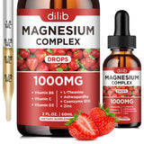 Dilib Magnesium Drops, bote frontal, ingesta diaria fácil y cómoda.