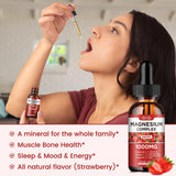 Dilib Magnesium Drops, foco en huesos y dientes con magnesio y vitaminas.