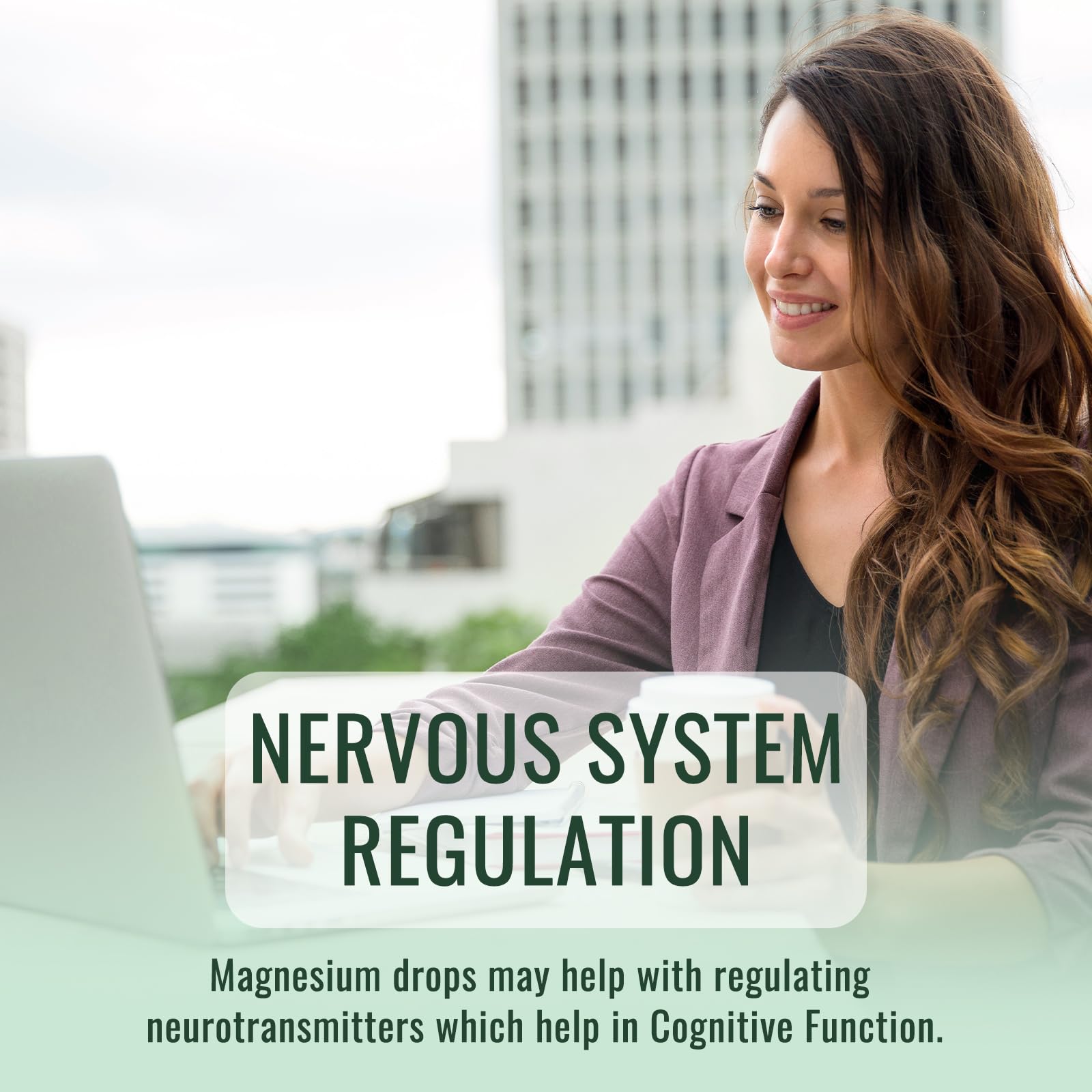 Dilib Magnesium Glycinate líquido ideal para relajación y sueño suave.