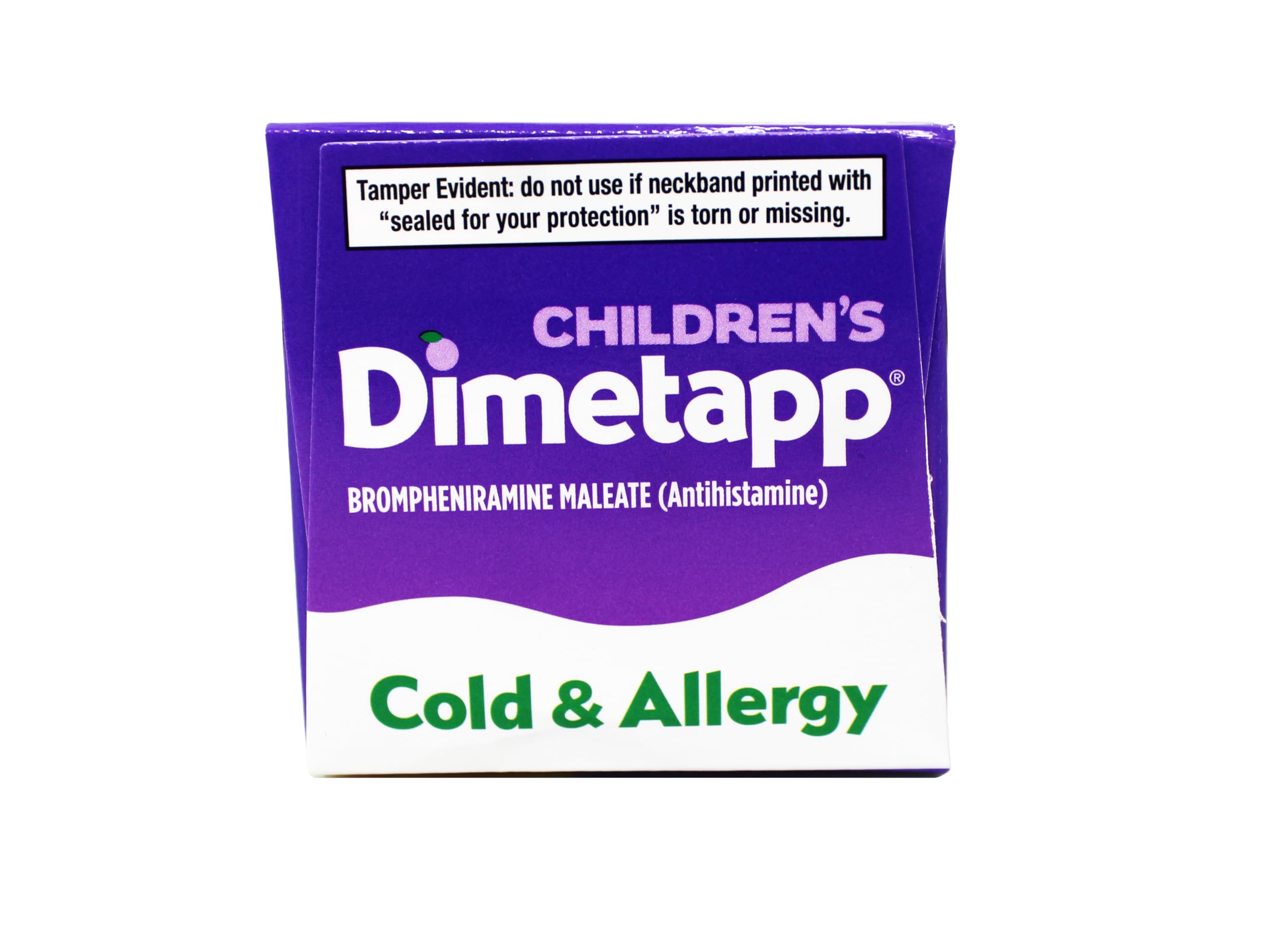 Dimetapp: sabor a uva ayuda a tomar el medicamento con facilidad.