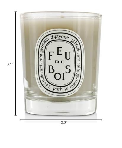 Diptyque Feu de Bois en caja elegante, perfecto para regalo o decoración.