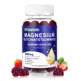 Gomitas Ditasum de magnesio glicinato con L treonato y ashwaganda, sabor fresa, relajación nocturna