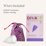 DIVA Copa Modelo 1 trasera: interior liso para limpieza fácil