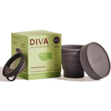 DIVA Disc y Shaker con capacidad de 36 ml para uso diario cómodo.