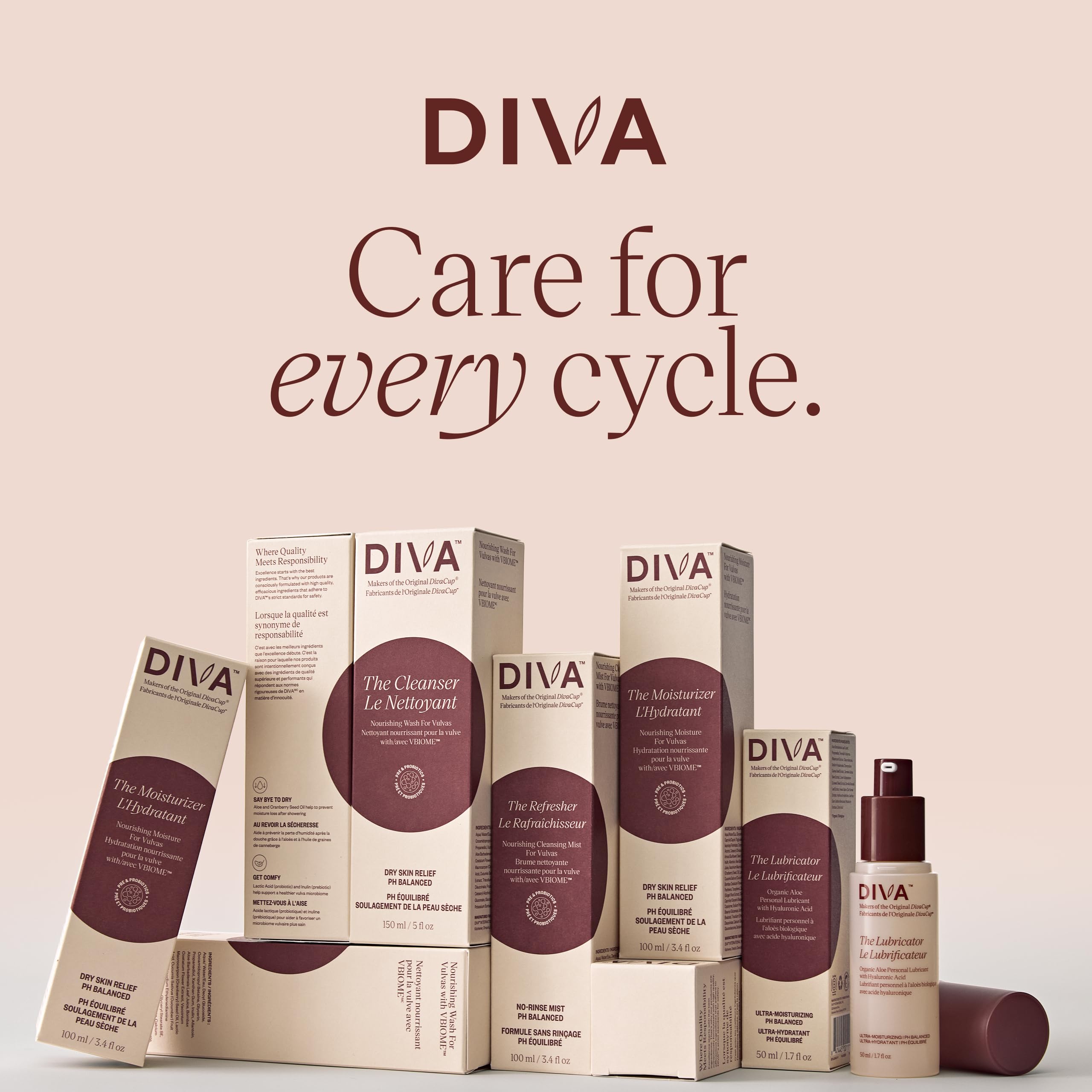 DIVA Hidratante, experiencia sensorial suave para piel delicada.