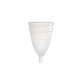 DivaCup tamaño 1, adecuado para flujo medio a alto.