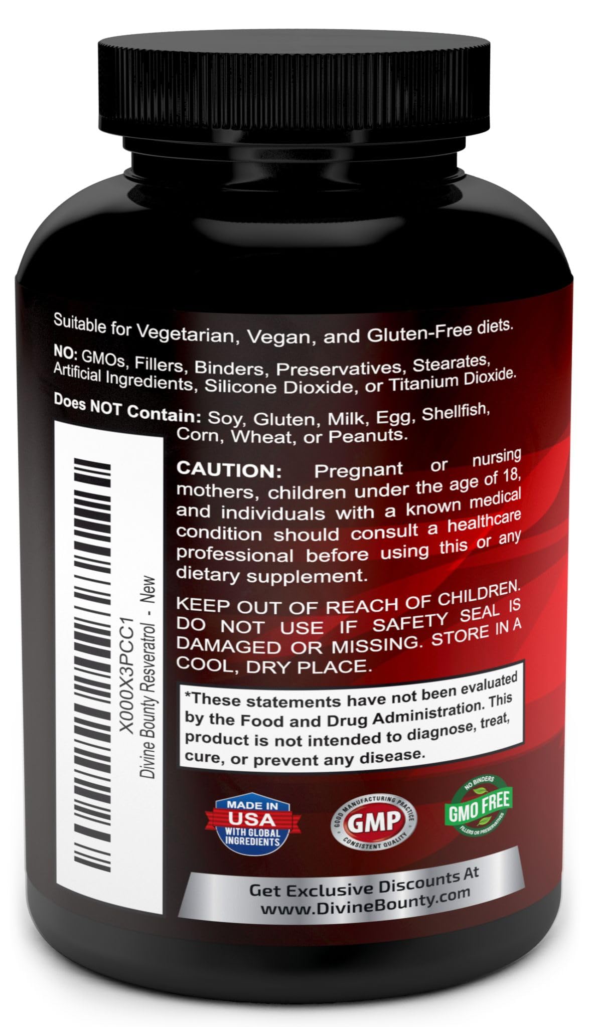 Divine Bounty extracto de té verde en cápsula para energía suave