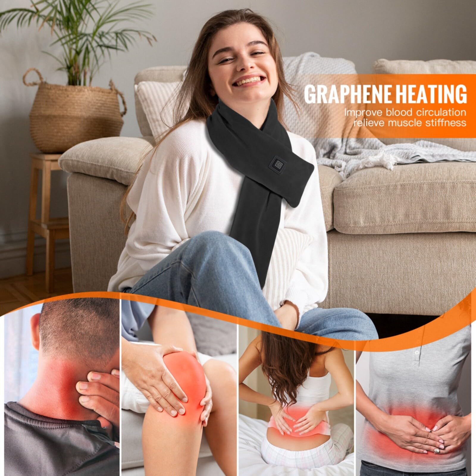 Control de calor de tres niveles para adaptar la temperatura.