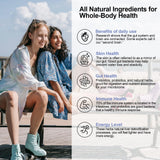 Dmeisy Probióticos con 15 hierbas orgánicas para salud intestinal.
