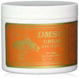 DMSO Crema Rosa frasco frontal para hidratación suave de la piel