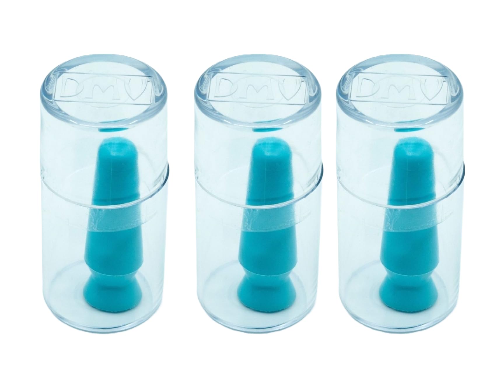 DMV Paquete de 3 copas azules claras para mayor versatilidad