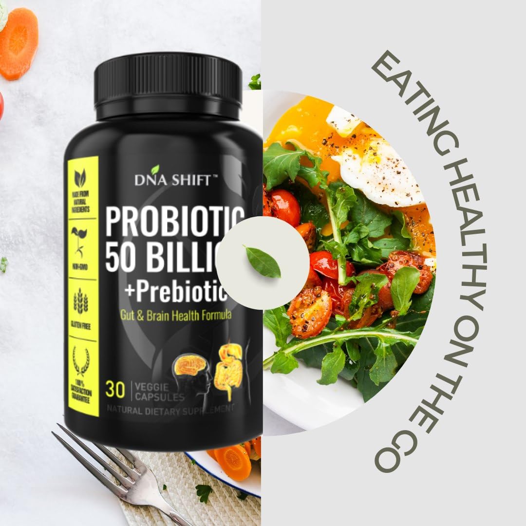 DNA SHIFT Probiotics para apoyo inmunológico suave.