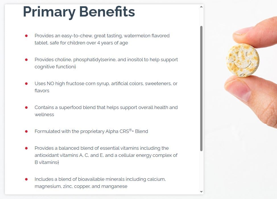 doTERRA a2z tabletas masticables sabor sandía, complemento diario de micronutrientes