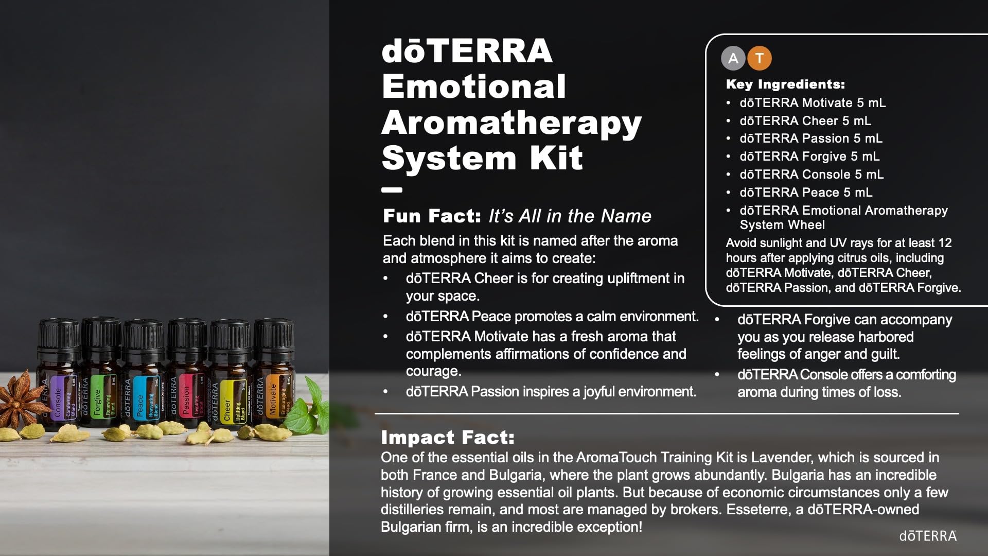 doTERRA Cheer frasco: ánimo positivo para días difíciles.