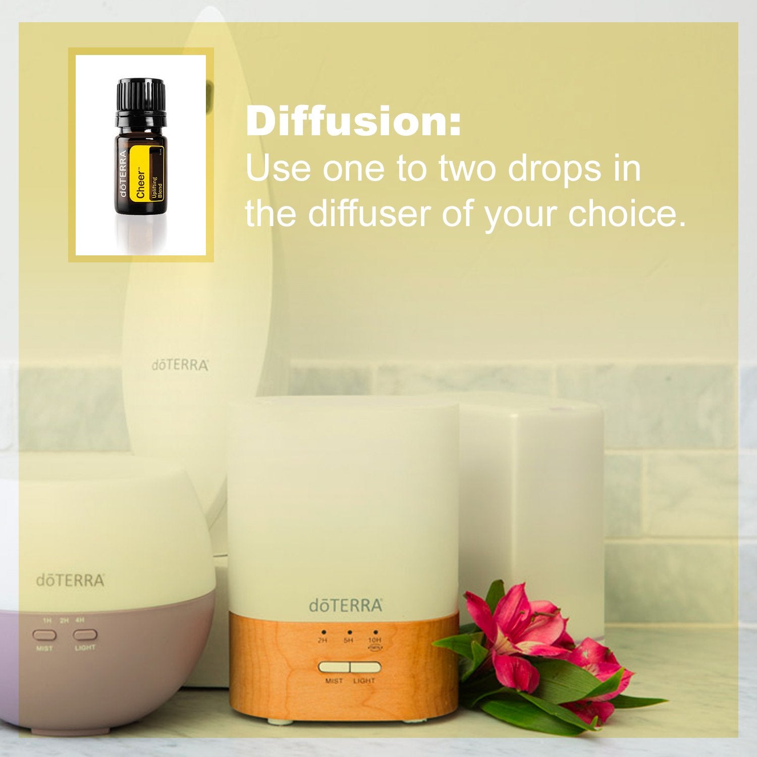doTERRA Cheer notas cítricas y especias que inspiran bienestar