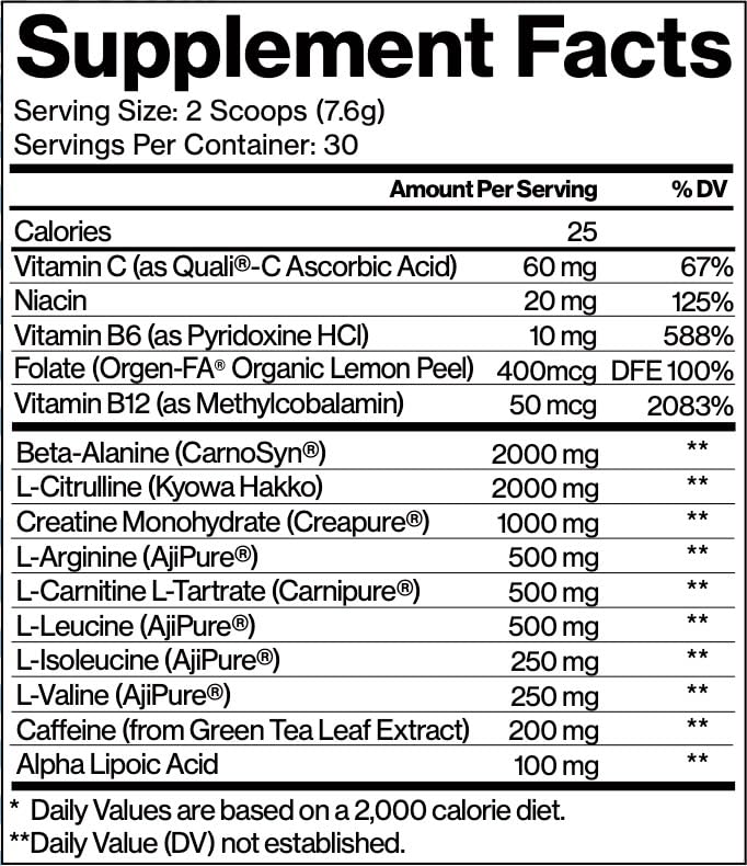 PurePump apto para veganos, keto y paleo, sin azúcares.