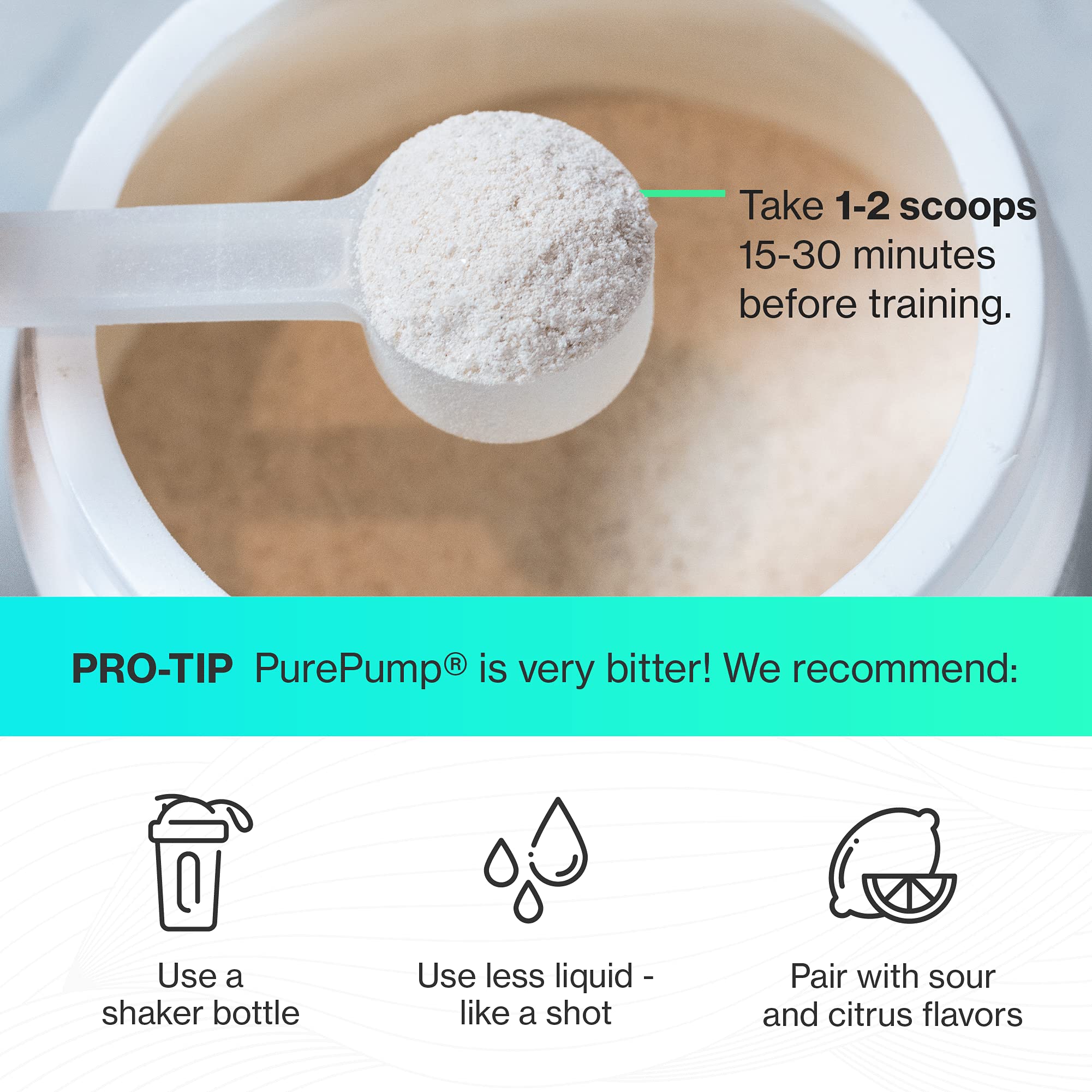 PurePump mejora el enfoque durante entrenamientos intensos.