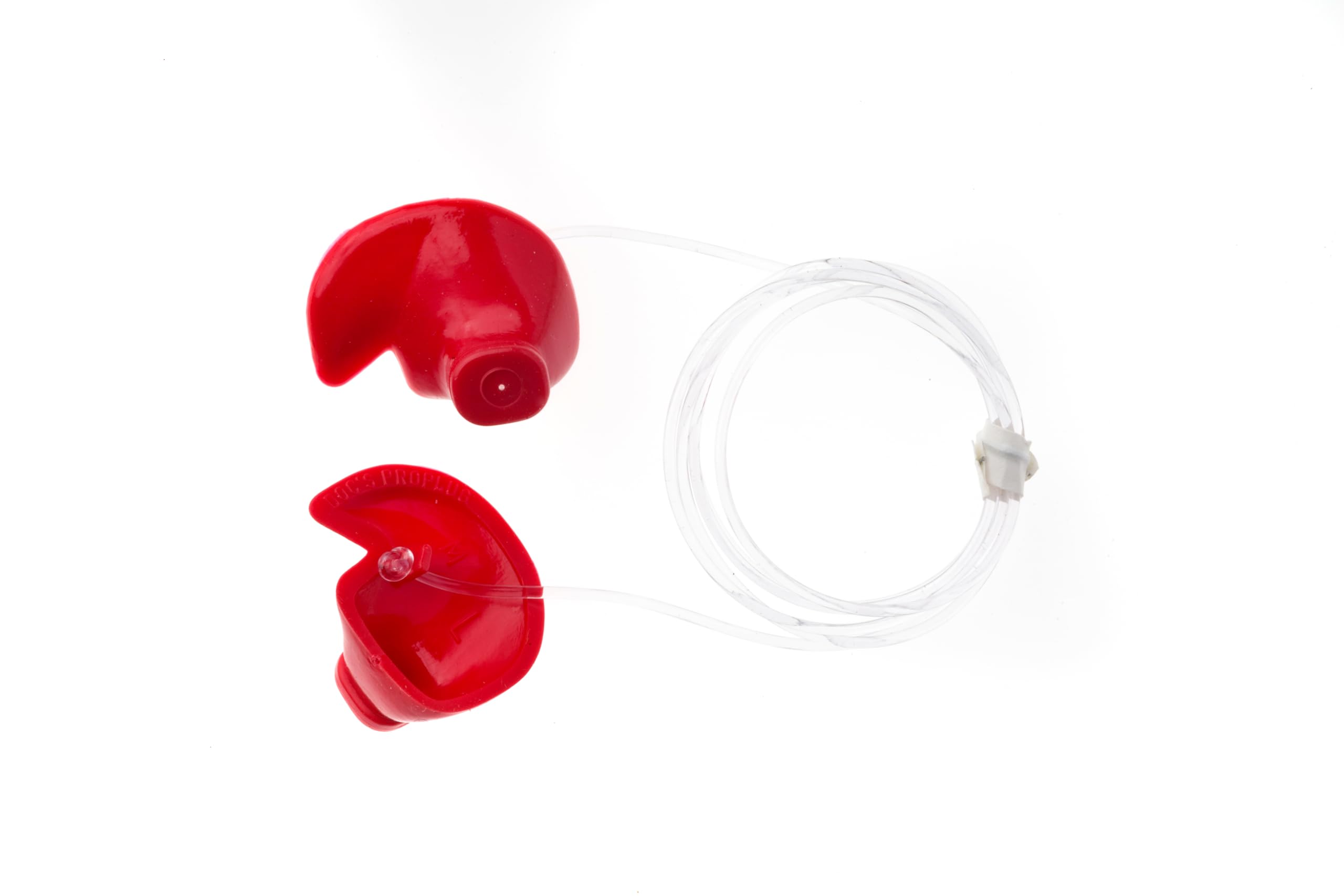 Doc's Proplugs grande ventilado rojo, con cordón, evita pérdidas en agua.