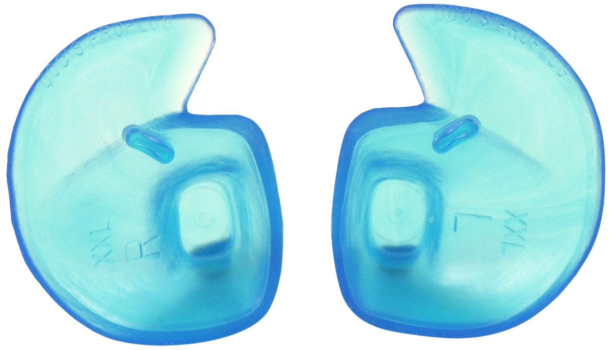 Doc's Proplugs protectores auriculares no ventilados pequeños azul para reducción de ruido