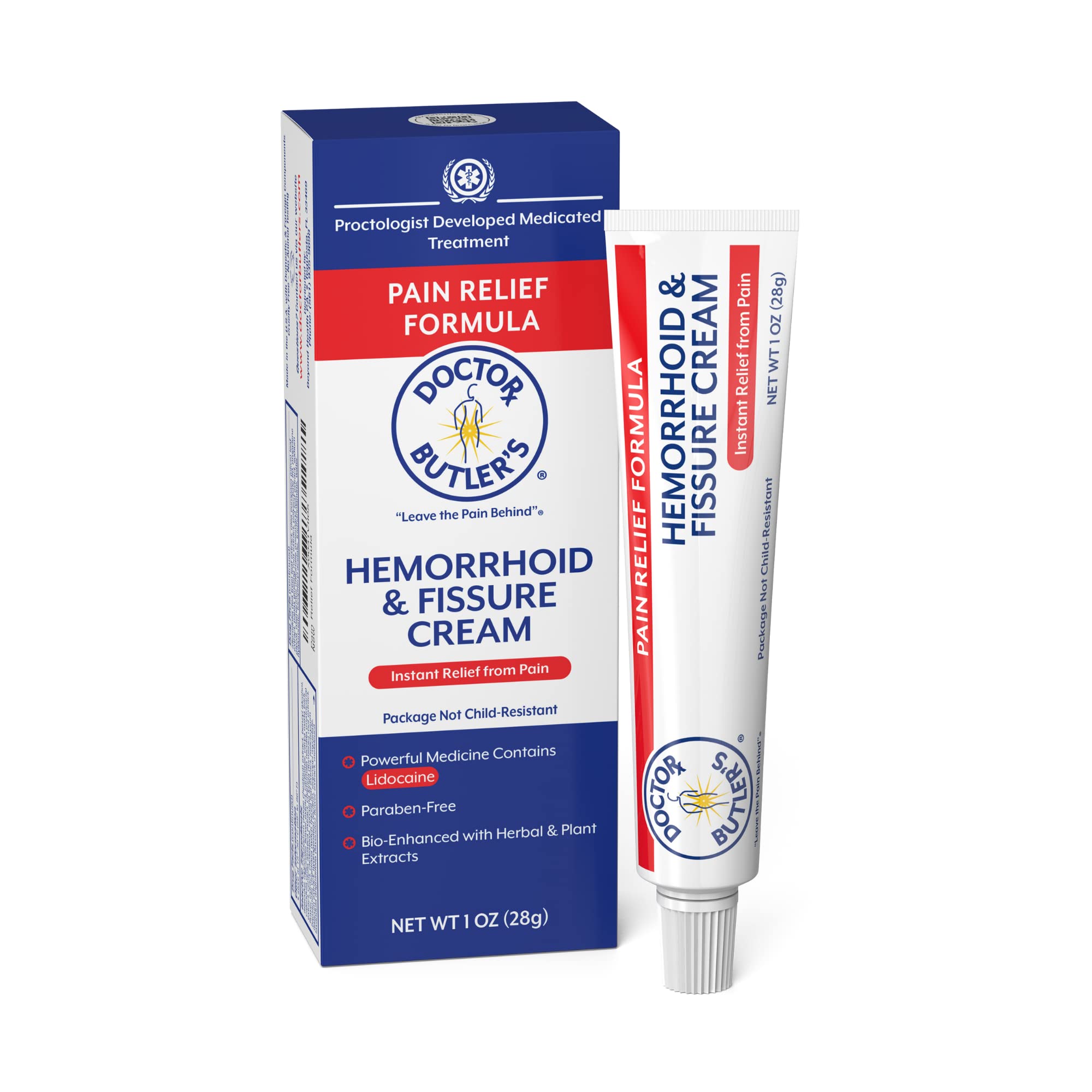 Doctor Butler's crema hemorroides lidocaína: alivio rápido al aplicar.