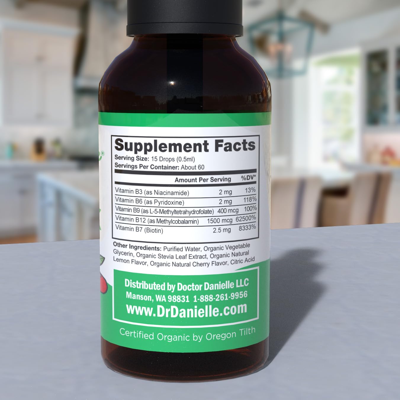 Doctor Danielle Gotas B Sabor Cereza: experiencia sabrosa para adultos y niños.