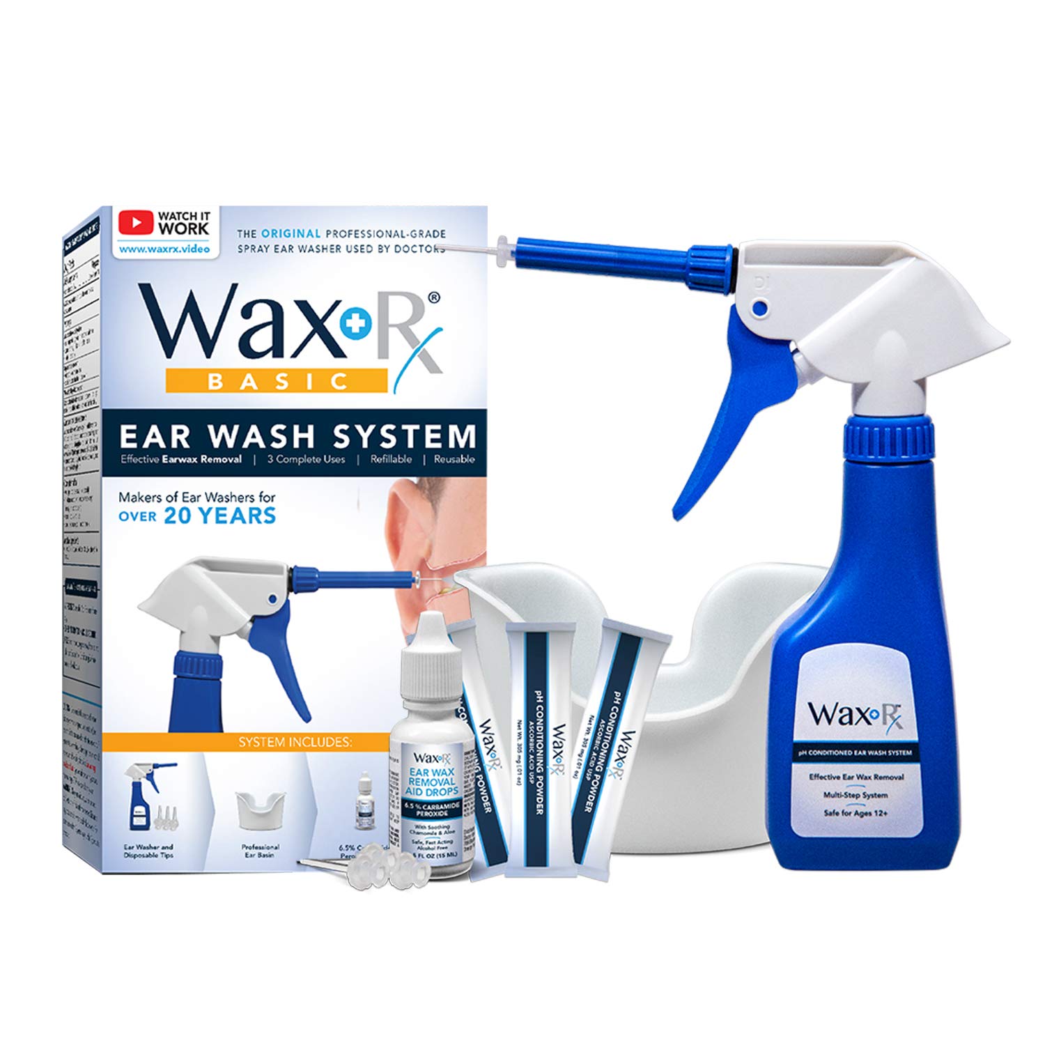 Doctor Easy Wax-Rx: botella de solución para limpieza de oídos en casa