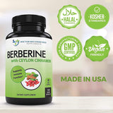 DOCTOR RECOMMENDED SUPPLEMENTS Ingredientes naturales en fórmula de berberina y canela.