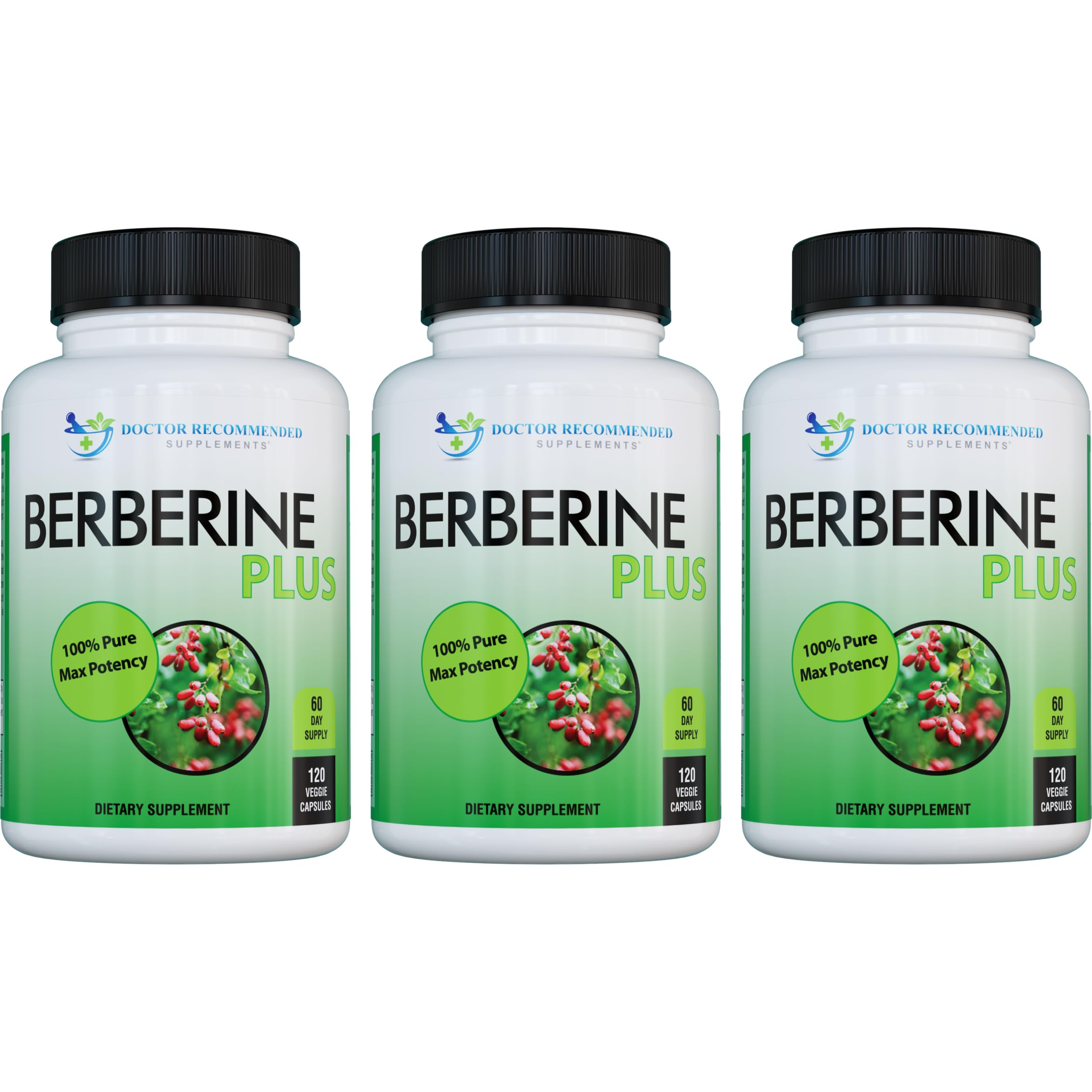 DOCTOR RECOMMENDED SUPPLEMENTS Berberina, botella llena para uso diario
