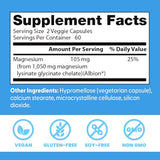 Doctor's Best 105-mg porcion vegana, libre de gluten y soja.