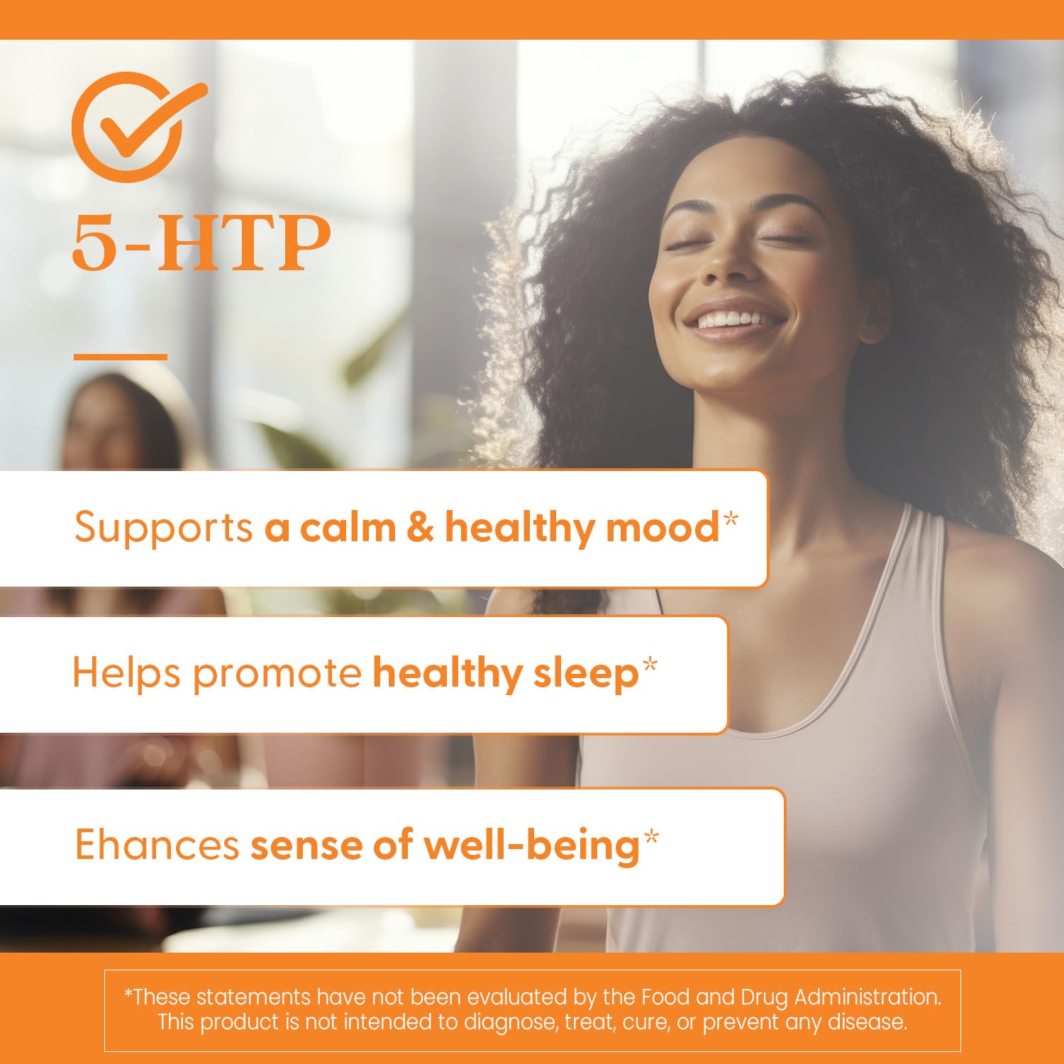 Doctor's BEST 5-HTP: fórmula vegana y libre de gluten para uso diario.