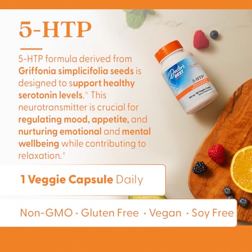 Doctor's BEST 5-HTP: puede favorecer un inicio de sueño más rápido y reparador.