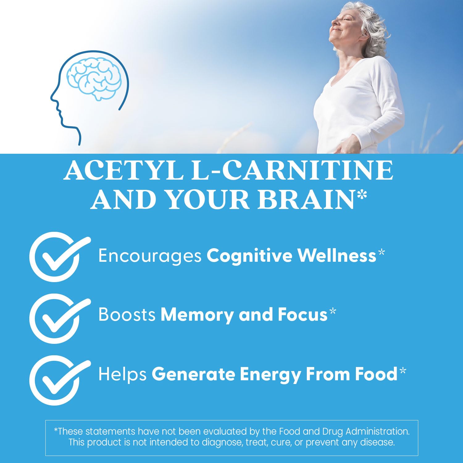 Usuario listo para incorporar Doctor's Best acetil-L-carnitina en su rutina diaria