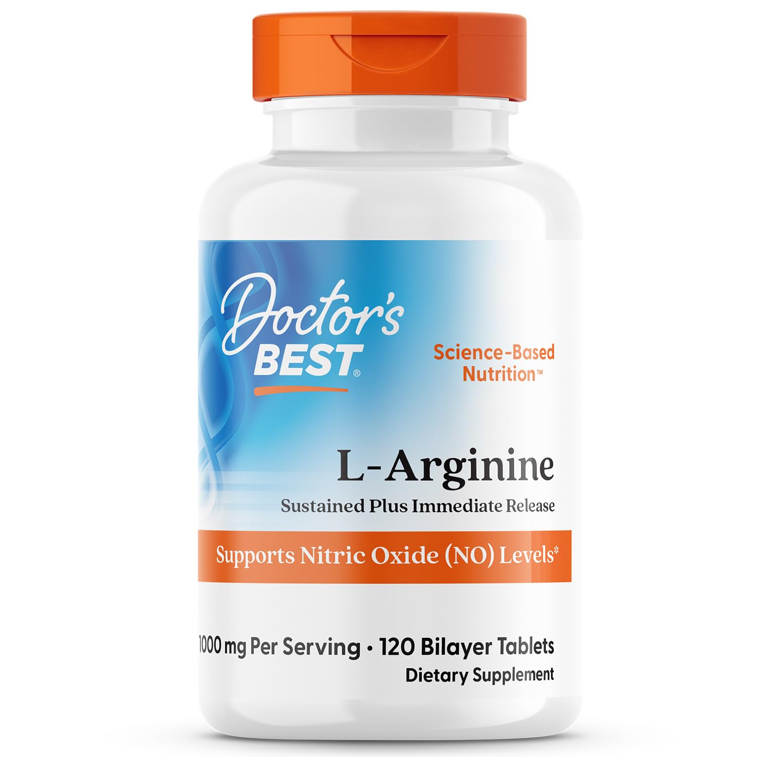 Doctor's Best Arginina liberación sostenida: tableta para apoyar la circulación.