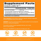Etiquetado de Doctor's Best Curcumina Phytosome para articulaciones y estilo de vida activo.