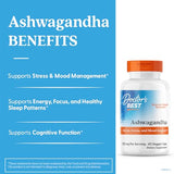 Doctor's Best Ashwagandha Sensoril etiqueta: información clara del producto