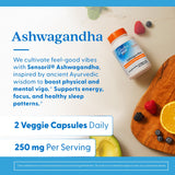 Doctor's Best Ashwagandha Sensoril mano sosteniendo cápsulas: fácil de incorporar