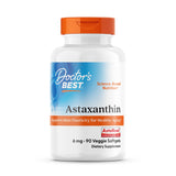 Doctor's BEST Astaxanthin: botella de cápsulas suaves para uso diario y aporte antioxidante.