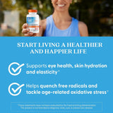 Doctor's BEST Astaxanthin: dosis diaria en cápsulas vegetales para plan de uso.