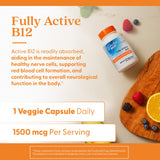 Doctor's Best B12 1500 mcg sin OGM para opción vegetariana