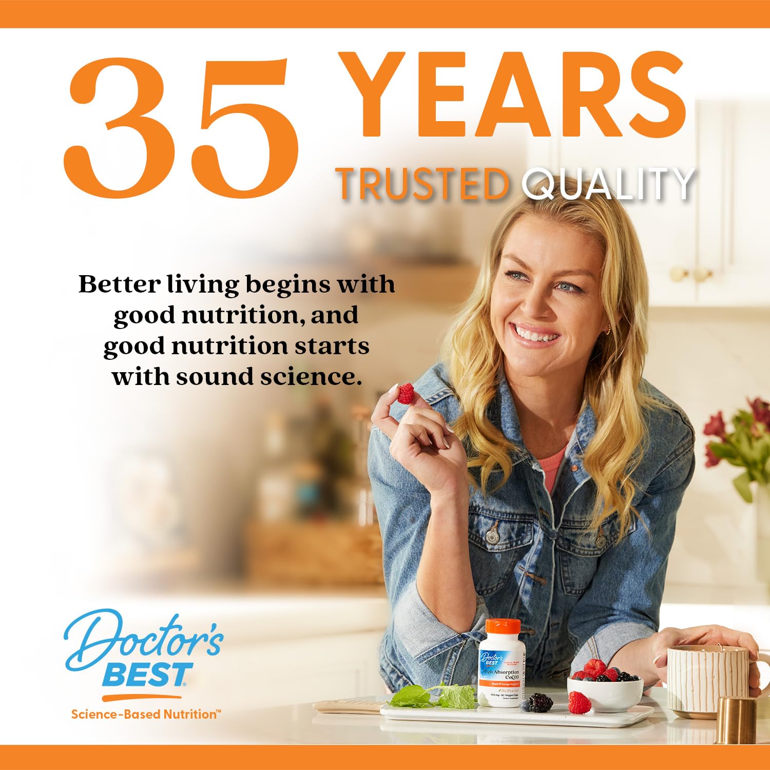 Uso diario de Doctor's Best B12 1500 mcg para apoyo cognitivo