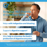 Doctor's Best Betaína HCl y Pepsina Gentiana cápsula para apoyar la digestión de proteínas.
