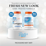 Bote de Doctor's Best Curcumina Phytosome con Meriva para soporte articular diario.
