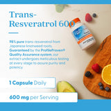 Doctor's Best trans-resveratrol cápsulas sobre una mesa: experiencia sensorial suave al tomar