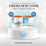 Doctor's Best Colágeno Tipos 1 y 3: envase cómodo para uso diario.