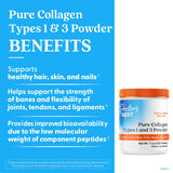 Doctor's Best Colágeno Tipos 1 y 3: etiqueta frontal con info de uso y beneficios.