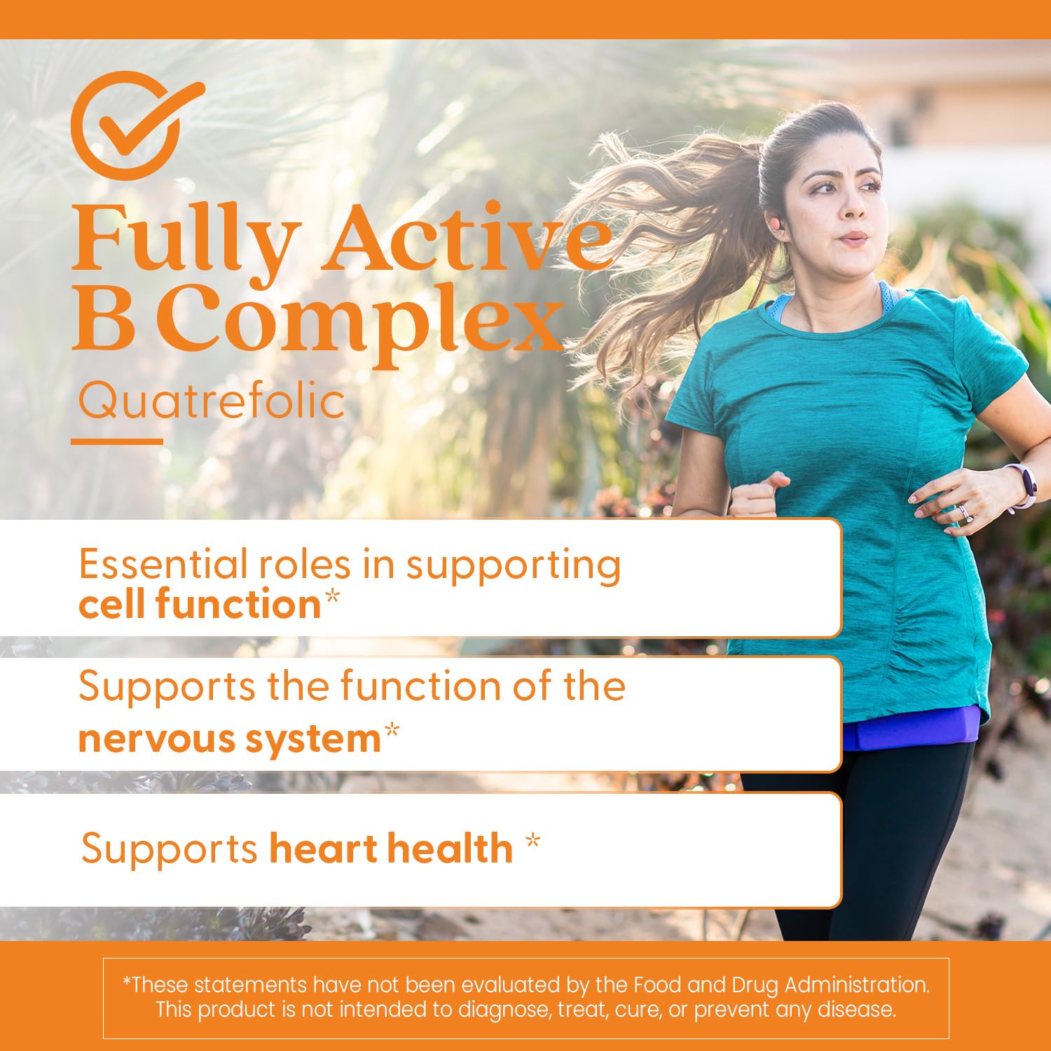 Energía y salud celular visualizada con Doctor's Best Complejo B