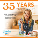 Doctor's Best CoQ10 200 mg, 60 capsulas vegetarianas para uso prolongado