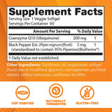Doctor's Best CoQ10 200 mg, energia celular para uso diario