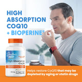 Doctor's Best CoQ10 200 mg, fermentado naturalmente para pureza